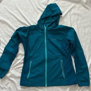 Columbia Women's Teal Hooded Ski Jacket